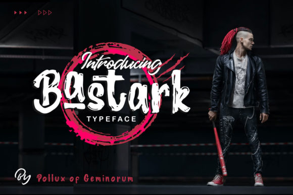 Bastark Display Typeface for Bloggers and Publishers