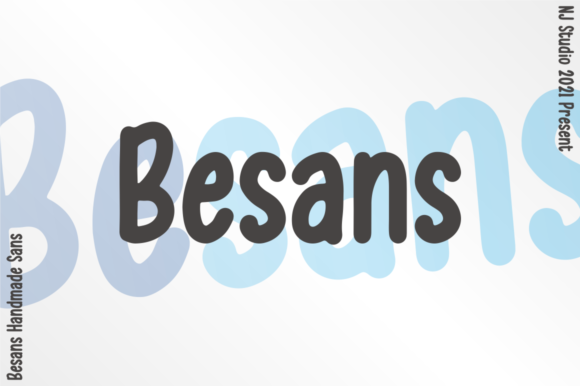 Besans Display Font for Clean, Playful Web Design