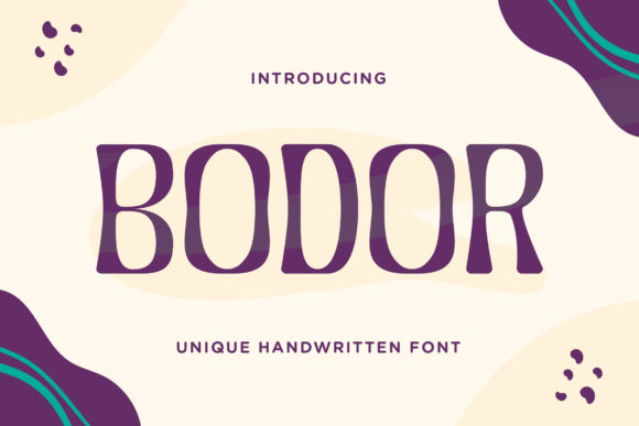 Bodor: A Cool Trendy Display Font for Modern Web Layouts