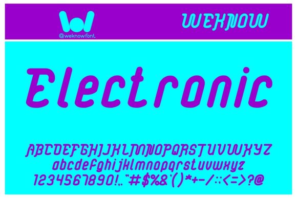 Electronic Display Font for Bold Campaign Graphics
