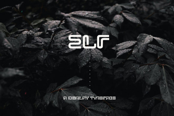 Elf Display Font for Editorial Branding and Futuristic Layouts