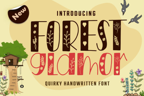 Forest Glamor Font Review for Handmade Sellers