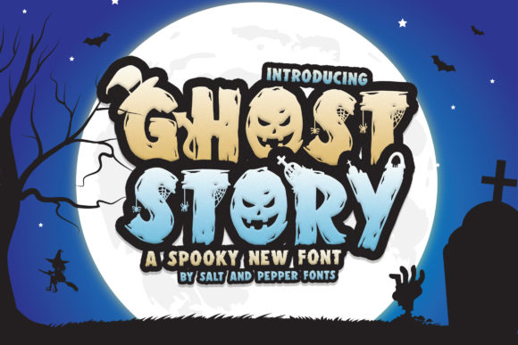 Ghost Story Duo: A Spooky Display Font for Campaign Creatives
