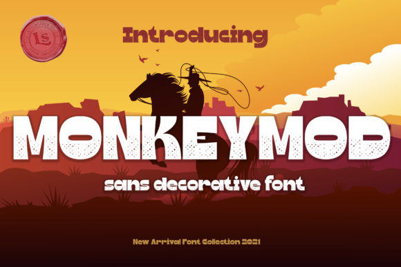 Monkeymod: The Vintage Display Font for Bold Marketing Visuals