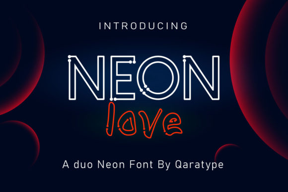 Neon Love: A Bold Modern Display Font for Campaigns