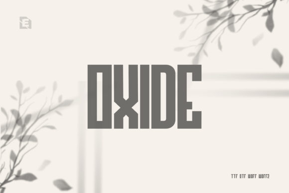 Oxide Display Font for Bold Branding Projects