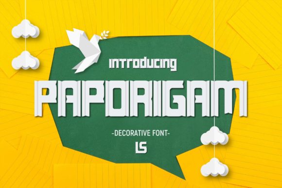 Paporigam: Fun Bold Display Font for Campaigns