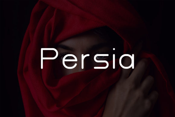 Persia Display Font: Futuristic Type for Modern Campaigns