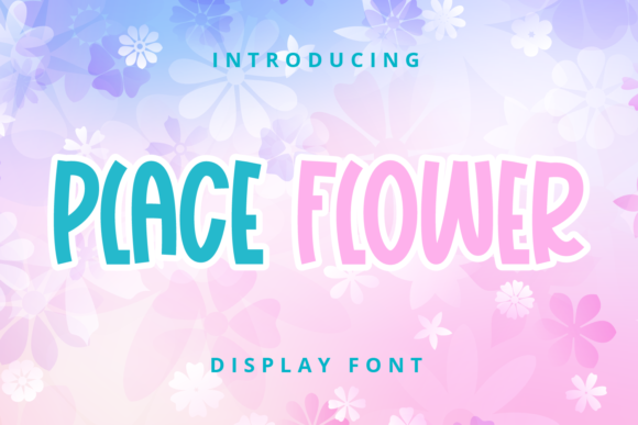 Place Flower: A Clean Display Font for Editorial Projects