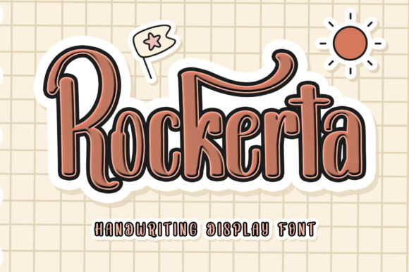 Rockerta: A Fun Casual Display Font for Crafters