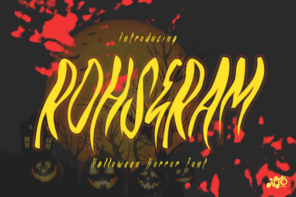 Rohseram: A Wavy Display Font for Modern Publishing