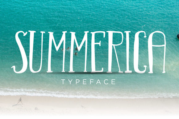 Summerica: A Quirky Display Font for Playful Branding