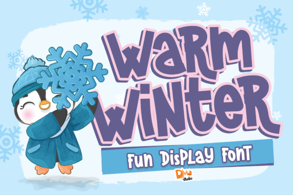 Warm Winter: A Playful Display Font for Content Design