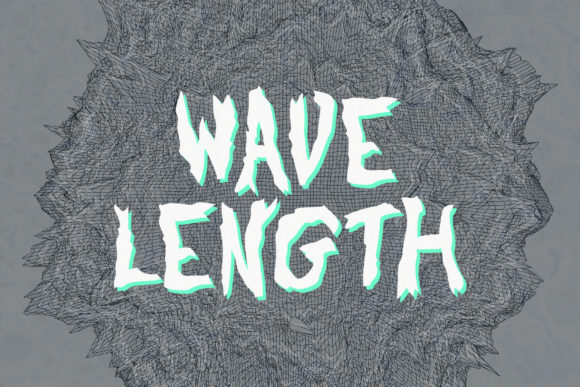Wavelength: A Rough Textured Display Font for Makers