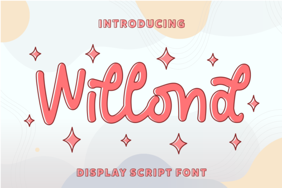 Willond Display Script Font for Playful Layouts