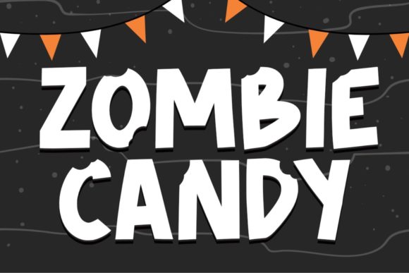 Zombie Candy: A Playful Chunky Display Font for Editorial Design